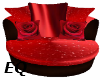 EQ red romantic chair