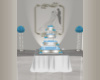 WEDDING CAKE BLUE, WHITE