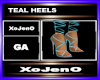 TEAL HEELS