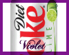 (V) diet coke/lime can