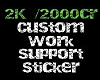 2K Support Sticker