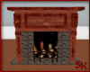 SK-Animated Fireplace