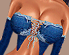 * Magic Skirt Set-Denim