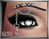 -P- Stitch Eye Key