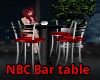 NBC Bar table/ chairs