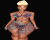 Ankara Purple Ivy Bikini