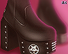 ❥. Leather Boots