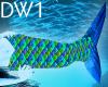 Deep Blue Mermaid Tail