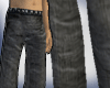 Black jeans with belt
