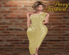 gold sequin gown
