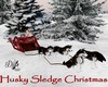 Husky Sledge Christmas