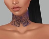 Butterfly Blu NeckTattoo