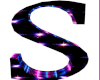 NEON ALPHABET LETTER S