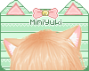 -M- Kitten Ears Peach