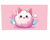 iM0 Peach Cafe Mascot