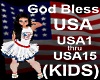 (KIDS) God Bless USA