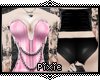 |Px| Metal Corset Pink