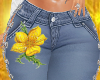 Flower Chain Jeans