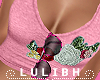 LL** Pink top flowers