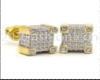 gold diamond earrings