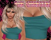 Tempt Me Teal Top