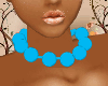 L4.blue bead necklace
