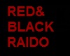 red and black raido