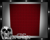 CS Red Fuzzy Square Rug