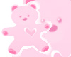 :S: Pink love teddy