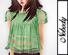 ! Lace Top Green