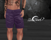 Casual Shorts -Purple