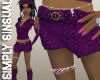 Purple Crush Evng Shorts