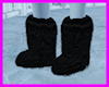 Di* Black Fur Boots