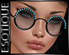 |E! Pvc Sapphire Glasses