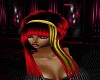red black with gold 