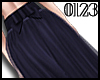 *0123* Navy Ribbon Skirt