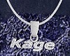 Kage silver necklace