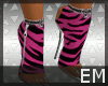 Zebra Pinky heels