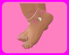 Feet + Pink Nails