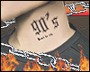 !! 90's Neck Tatto