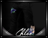 Black Wolf Pants M