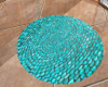 Turquoise Round Rug