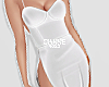 Cutout dress white rls