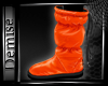 [D]Boots|Latex|Orange