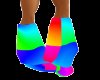 ! DJ Rainbow bright boot