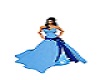 Blue Dress Bridemaid