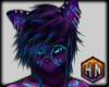 m hair purple rave furry