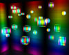 Rainbow glo float lights
