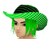 Rave Green Hat/Hair