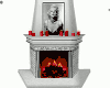white Fire place